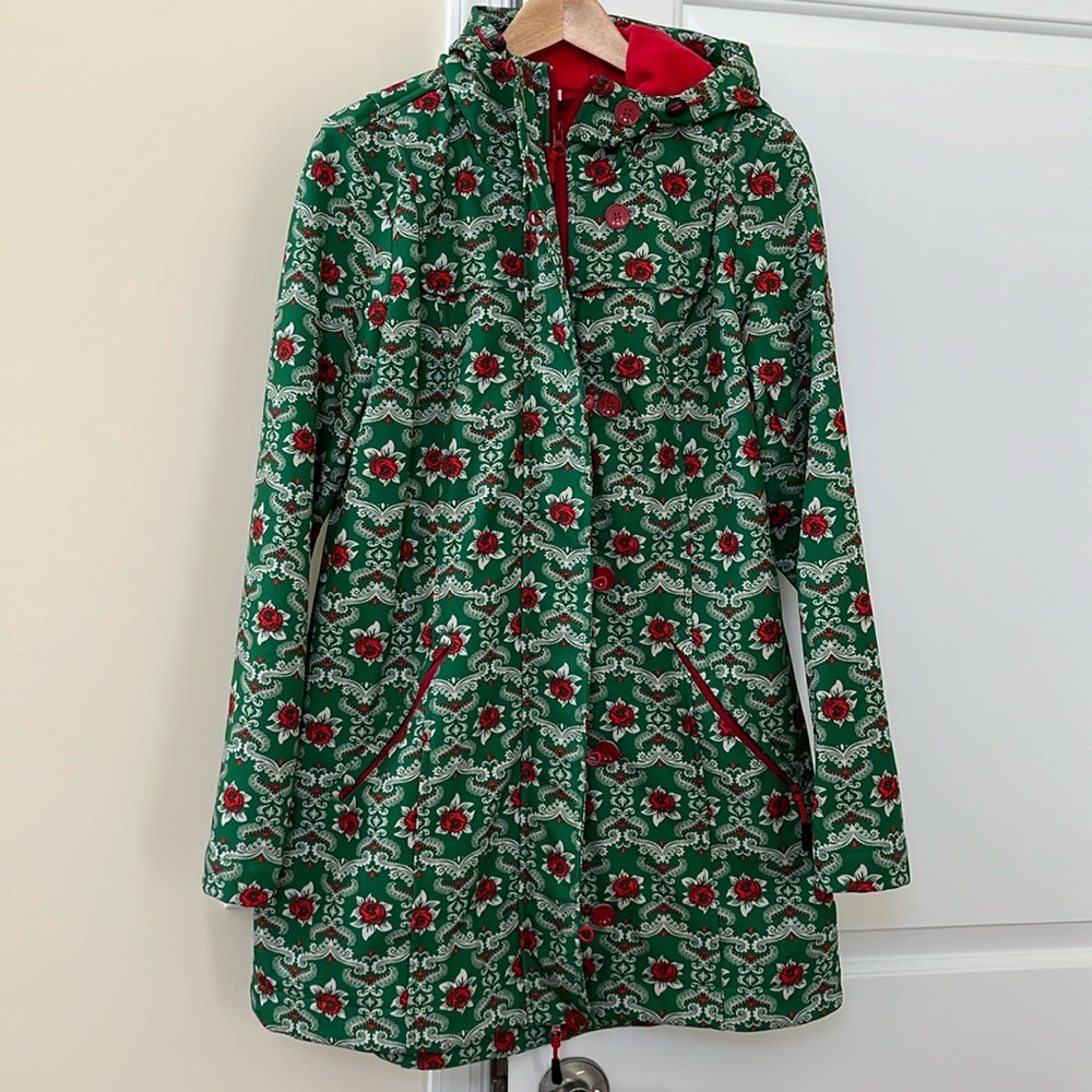 Blutsgeschwister hooded rain coat